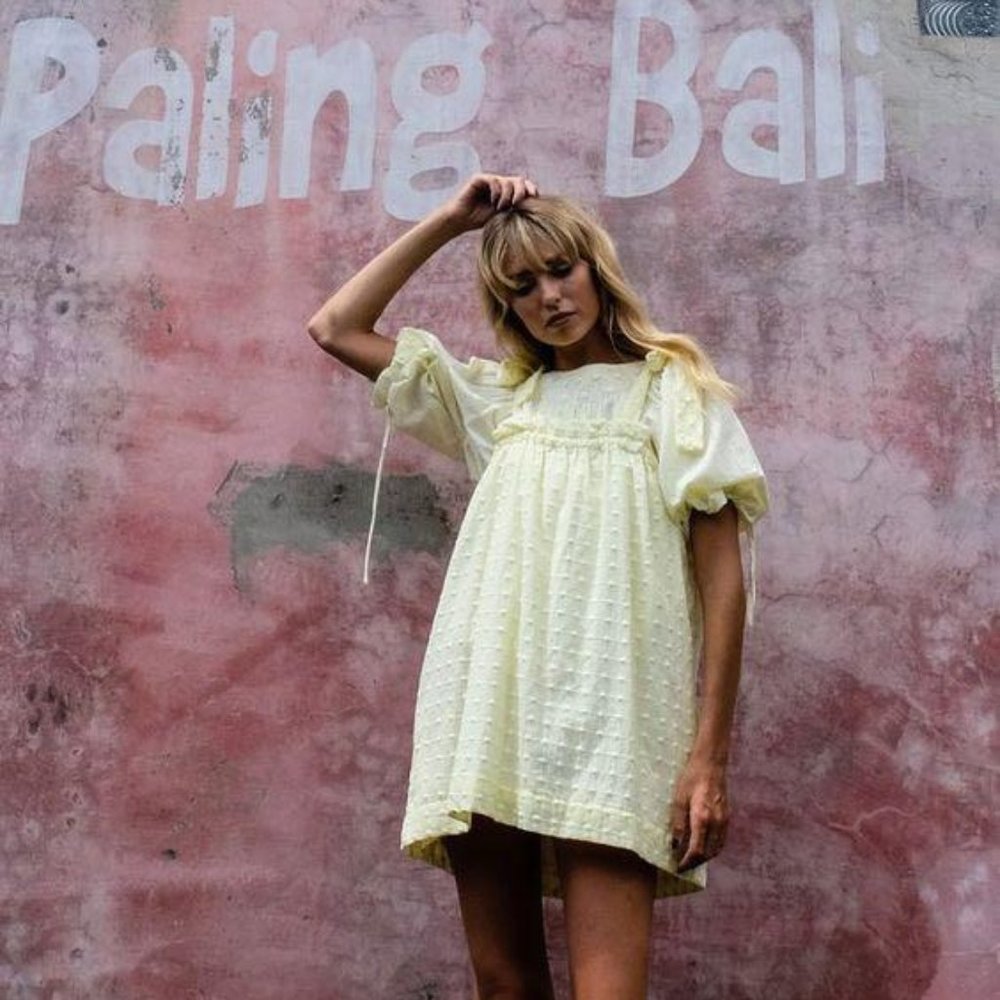 Innika Choo Mini Tube Dress - Butter GUC Size 1